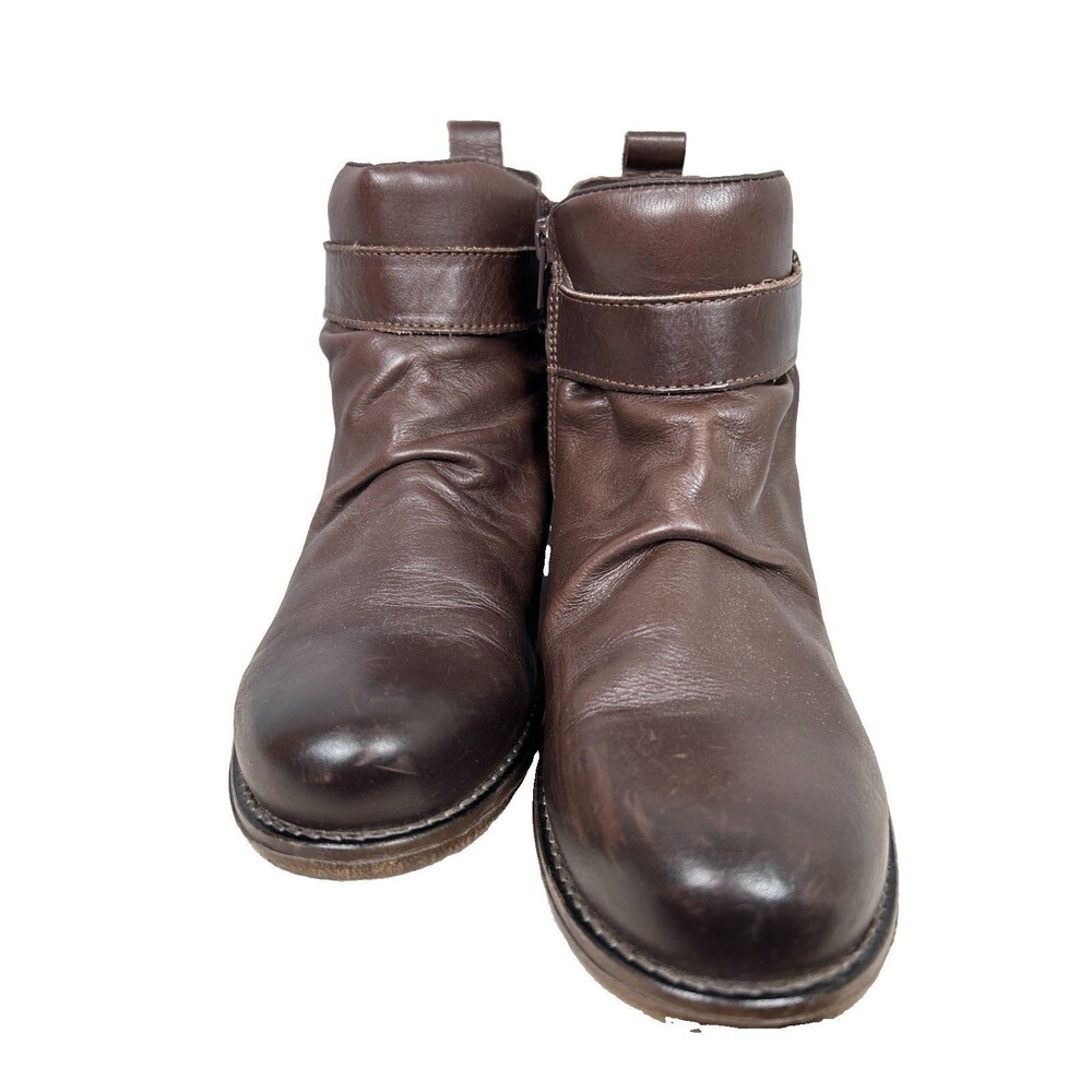 Eric Michael Tucson Ankle Boots, Brown Leather, Women's 38 EU (US 7.5-8) M